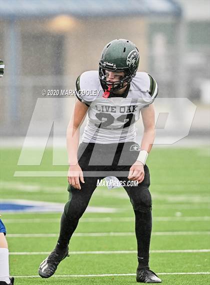 Thumbnail 2 in Live Oak Classical vs. Vanguard College Prep (TAPPS 6-man D2 Area Playoff) photogallery.