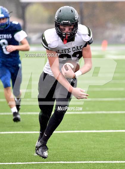 Thumbnail 1 in Live Oak Classical vs. Vanguard College Prep (TAPPS 6-man D2 Area Playoff) photogallery.