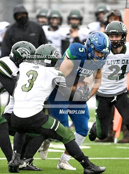 Thumbnail 2 in Live Oak Classical vs. Vanguard College Prep (TAPPS 6-man D2 Area Playoff) photogallery.