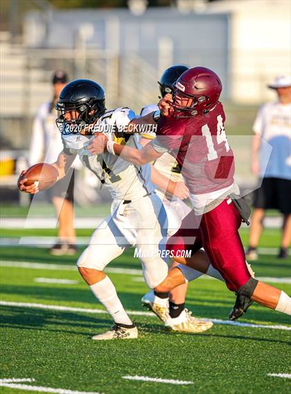 Thumbnail 3 in Henrietta vs. Whitesboro (Scrimmage) photogallery.