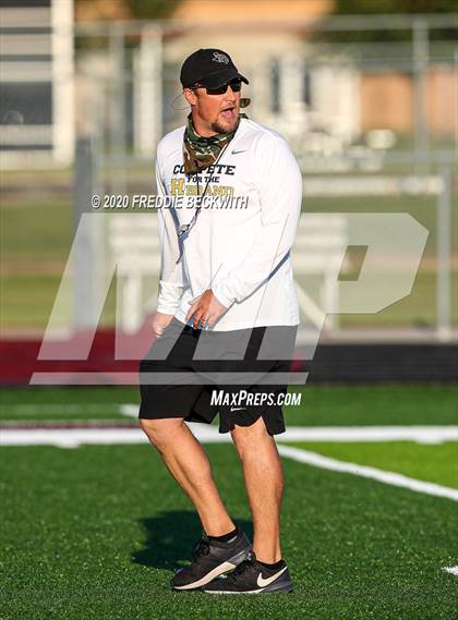 Thumbnail 2 in Henrietta vs. Whitesboro (Scrimmage) photogallery.
