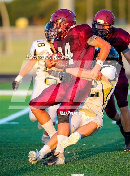 Thumbnail 2 in Henrietta vs. Whitesboro (Scrimmage) photogallery.
