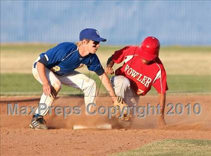 Thumbnail 2 in Fowler @ Bakersfield Christian (CIF CS D5 Final) photogallery.