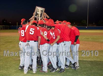 Thumbnail 3 in Fowler @ Bakersfield Christian (CIF CS D5 Final) photogallery.