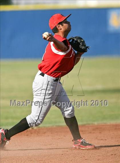 Thumbnail 3 in Fowler @ Bakersfield Christian (CIF CS D5 Final) photogallery.