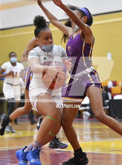 Thumbnail 2 in Quality Education Academy vs Mount Zion Christian Academy (Bull City Classic Championship) photogallery.
