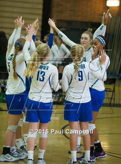 Thumbnail 2 in Gilbert vs Xavier (Gilbert Invitational) photogallery.