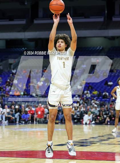 Thumbnail 3 in Stony Point vs. Beaumont United (UIL 6A Basketball Semifinal) photogallery.