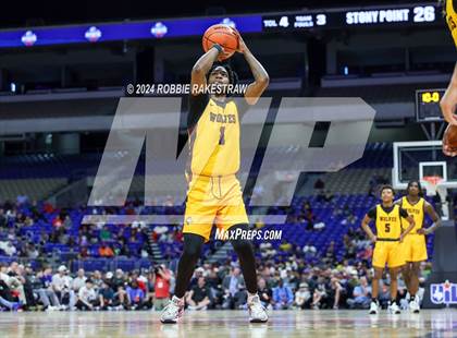 Thumbnail 2 in Stony Point vs. Beaumont United (UIL 6A Basketball Semifinal) photogallery.