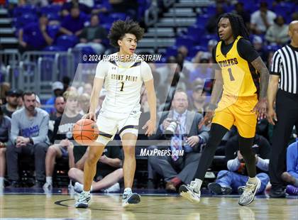 Thumbnail 2 in Stony Point vs. Beaumont United (UIL 6A Basketball Semifinal) photogallery.