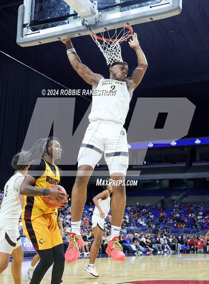 Thumbnail 3 in Stony Point vs. Beaumont United (UIL 6A Basketball Semifinal) photogallery.