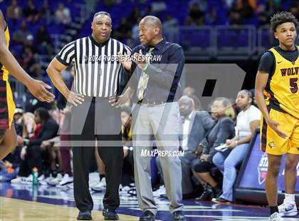Thumbnail 2 in Stony Point vs. Beaumont United (UIL 6A Basketball Semifinal) photogallery.