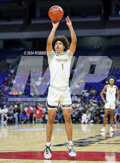 Thumbnail 1 in Stony Point vs. Beaumont United (UIL 6A Basketball Semifinal) photogallery.