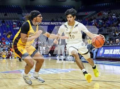 Thumbnail 2 in Stony Point vs. Beaumont United (UIL 6A Basketball Semifinal) photogallery.