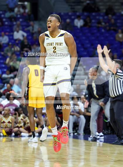 Thumbnail 3 in Stony Point vs. Beaumont United (UIL 6A Basketball Semifinal) photogallery.