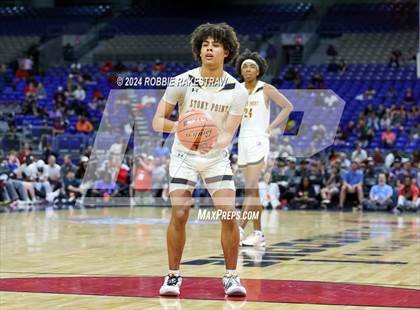 Thumbnail 3 in Stony Point vs. Beaumont United (UIL 6A Basketball Semifinal) photogallery.