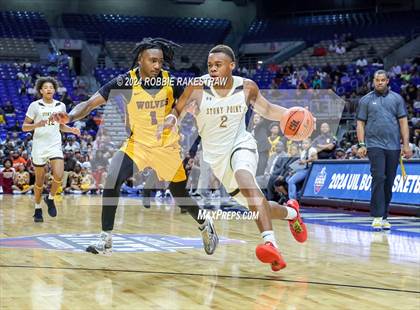 Thumbnail 1 in Stony Point vs. Beaumont United (UIL 6A Basketball Semifinal) photogallery.