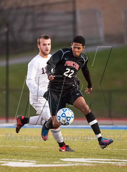 Thumbnail 2 in Arlington vs. Proctor (NYSPHSAA Class AA Semifinal) photogallery.
