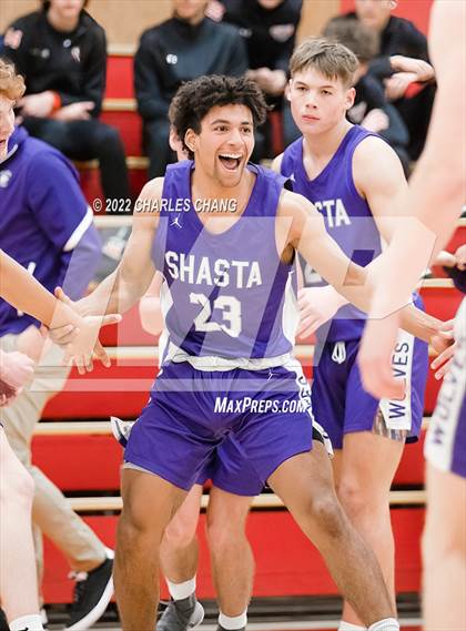 Thumbnail 3 in Shasta vs Rancho Cotate (Rose City Basketball Tournament) photogallery.