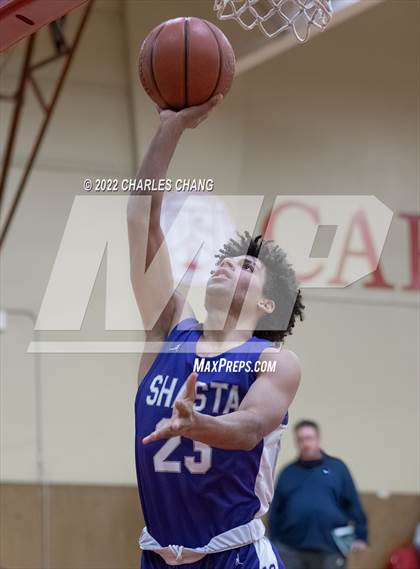 Thumbnail 3 in Shasta vs Rancho Cotate (Rose City Basketball Tournament) photogallery.