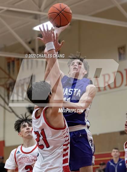 Thumbnail 2 in Shasta vs Rancho Cotate (Rose City Basketball Tournament) photogallery.