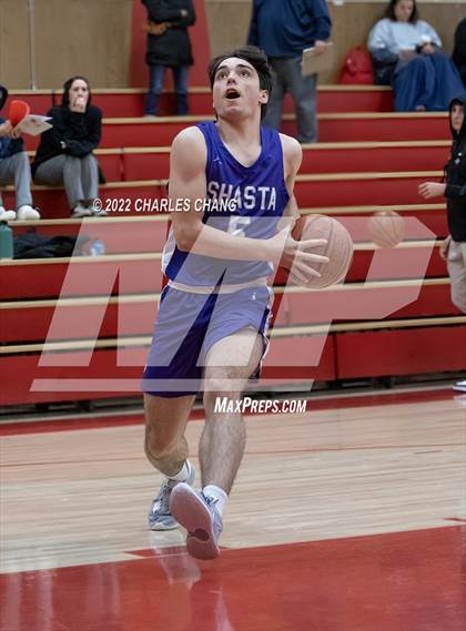 Thumbnail 2 in Shasta vs Rancho Cotate (Rose City Basketball Tournament) photogallery.