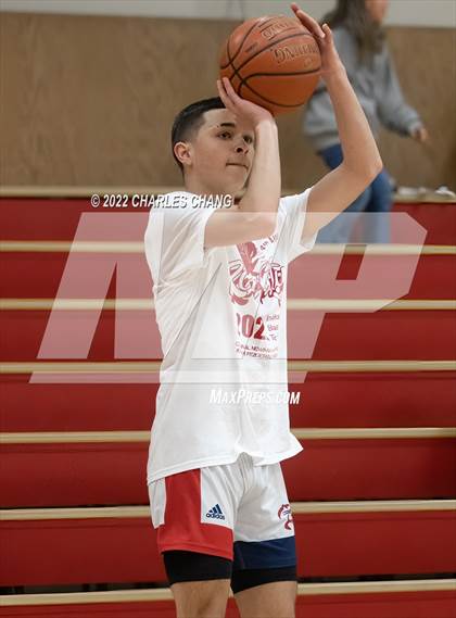 Thumbnail 2 in Shasta vs Rancho Cotate (Rose City Basketball Tournament) photogallery.