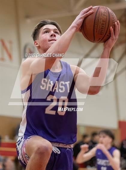 Thumbnail 2 in Shasta vs Rancho Cotate (Rose City Basketball Tournament) photogallery.