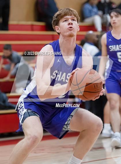 Thumbnail 3 in Shasta vs Rancho Cotate (Rose City Basketball Tournament) photogallery.