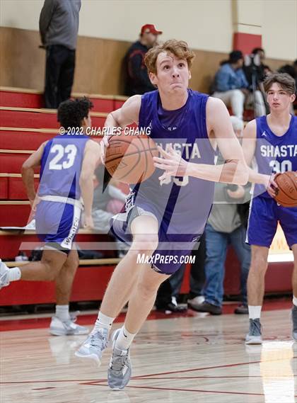 Thumbnail 2 in Shasta vs Rancho Cotate (Rose City Basketball Tournament) photogallery.