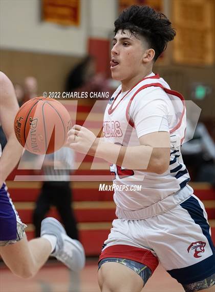 Thumbnail 1 in Shasta vs Rancho Cotate (Rose City Basketball Tournament) photogallery.
