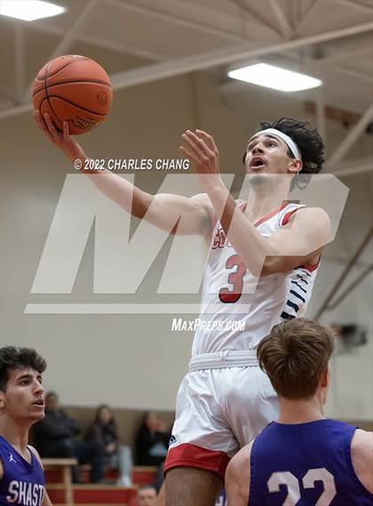Thumbnail 2 in Shasta vs Rancho Cotate (Rose City Basketball Tournament) photogallery.