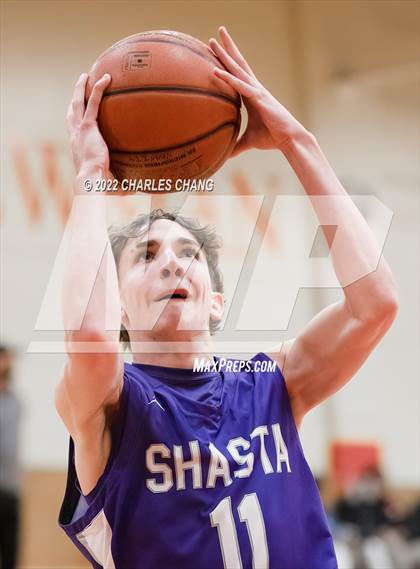 Thumbnail 2 in Shasta vs Rancho Cotate (Rose City Basketball Tournament) photogallery.