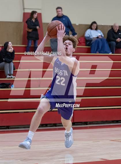 Thumbnail 1 in Shasta vs Rancho Cotate (Rose City Basketball Tournament) photogallery.