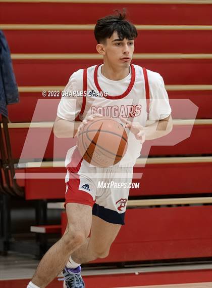 Thumbnail 3 in Shasta vs Rancho Cotate (Rose City Basketball Tournament) photogallery.