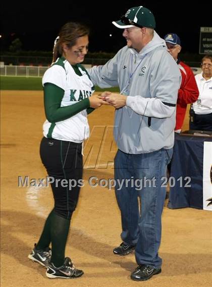 Thumbnail 2 in Kaiser vs. Garden Grove (CIF SS D4 Final) photogallery.