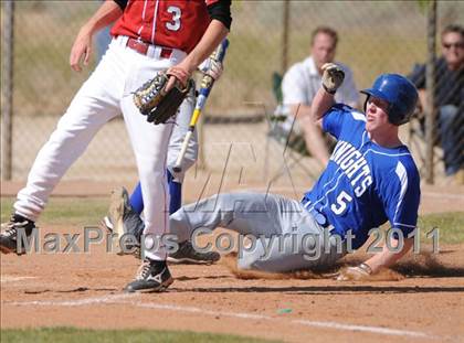 Thumbnail 1 in Desert Christian @ Rosamond (CIF SS Playoffs) photogallery.
