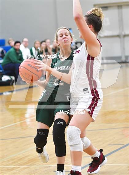 Thumbnail 2 in Archbishop Chapelle vs Destrehan (Ursuline Tournament) photogallery.