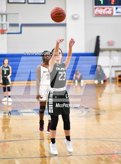 Thumbnail 3 in Archbishop Chapelle vs Destrehan (Ursuline Tournament) photogallery.