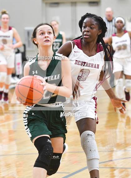 Thumbnail 1 in Archbishop Chapelle vs Destrehan (Ursuline Tournament) photogallery.