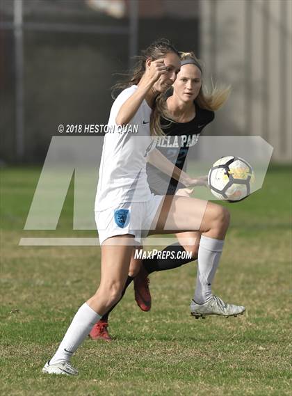 Thumbnail 2 in Villa Park vs St. Lucy's (Katella Tournament) photogallery.