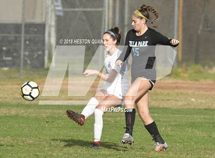 Thumbnail 1 in Villa Park vs St. Lucy's (Katella Tournament) photogallery.