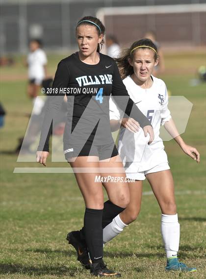 Thumbnail 2 in Villa Park vs St. Lucy's (Katella Tournament) photogallery.