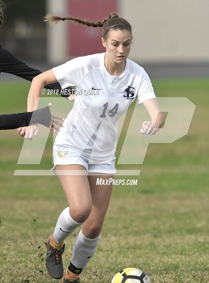 Thumbnail 3 in Villa Park vs St. Lucy's (Katella Tournament) photogallery.