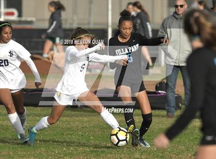 Thumbnail 3 in Villa Park vs St. Lucy's (Katella Tournament) photogallery.