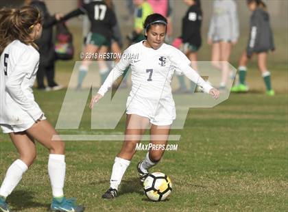 Thumbnail 2 in Villa Park vs St. Lucy's (Katella Tournament) photogallery.