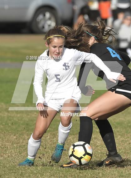 Thumbnail 3 in Villa Park vs St. Lucy's (Katella Tournament) photogallery.