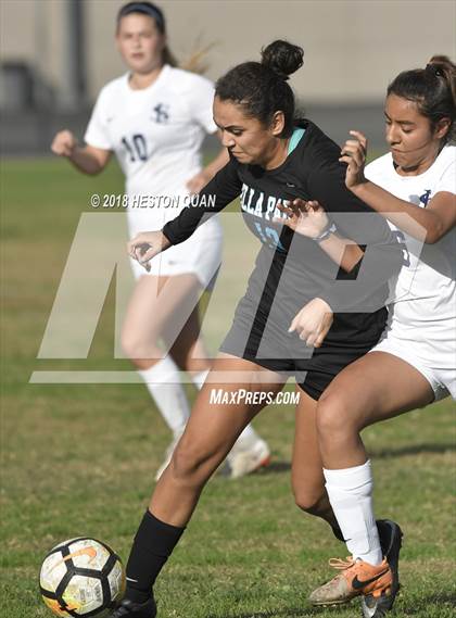 Thumbnail 2 in Villa Park vs St. Lucy's (Katella Tournament) photogallery.