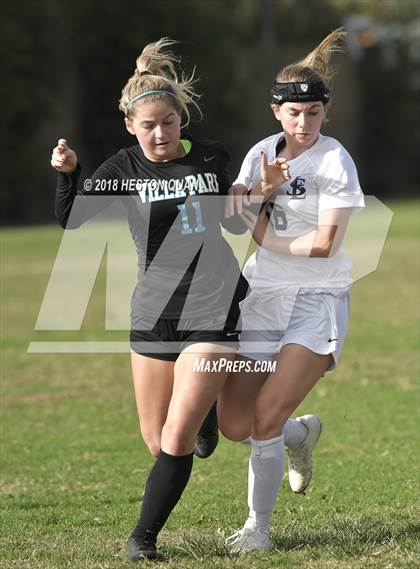 Thumbnail 3 in Villa Park vs St. Lucy's (Katella Tournament) photogallery.