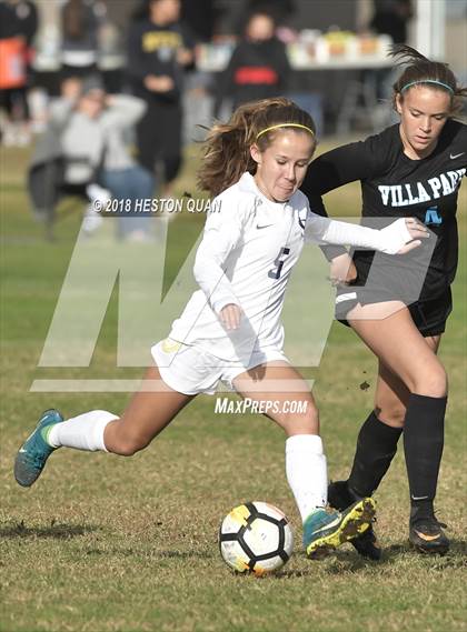 Thumbnail 2 in Villa Park vs St. Lucy's (Katella Tournament) photogallery.